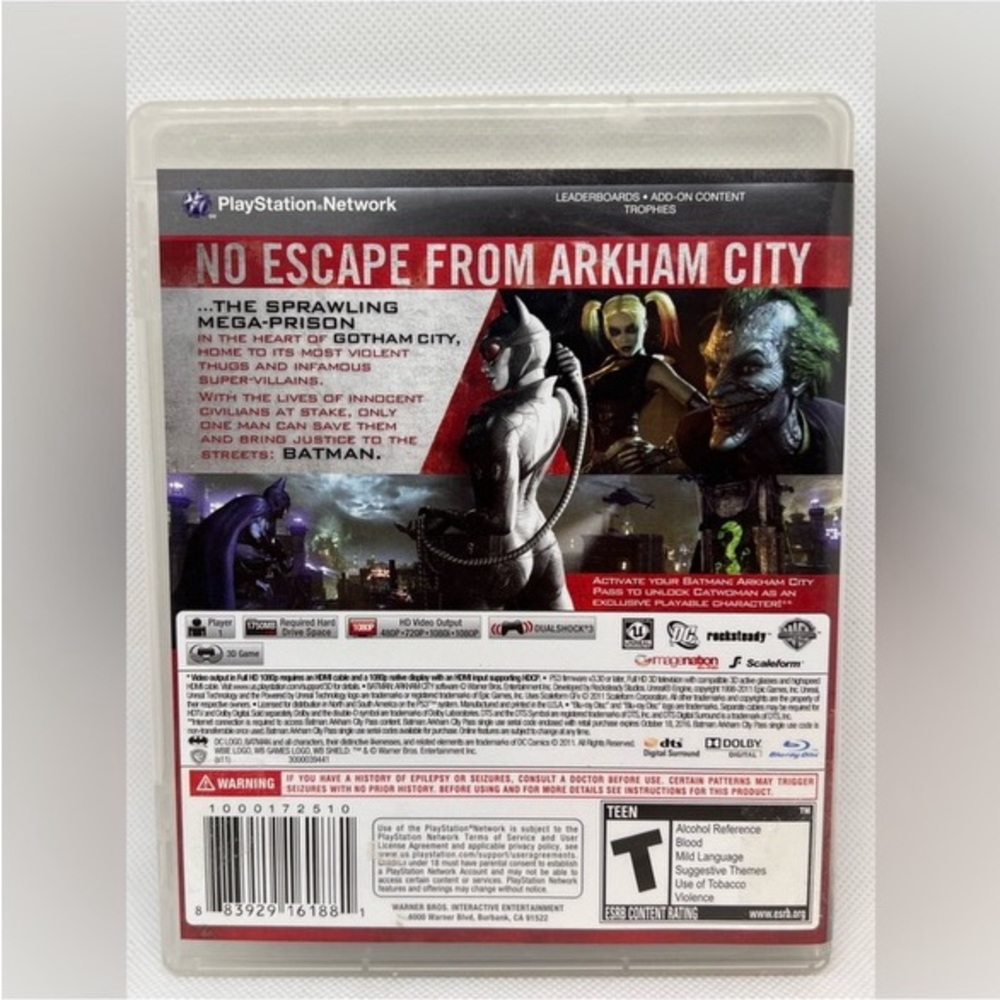EUC PS3 Batman: Arkham City Video Game - Picture 7 of 13